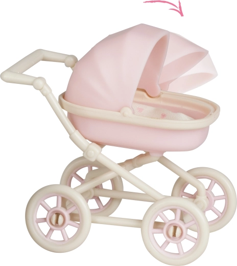 Poussette avec capote mobile