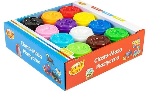 Set de pâte à modeler 12 pcs