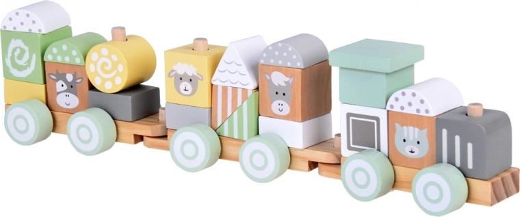 Wagons assemblables pour multiplier les possibilités de jeu