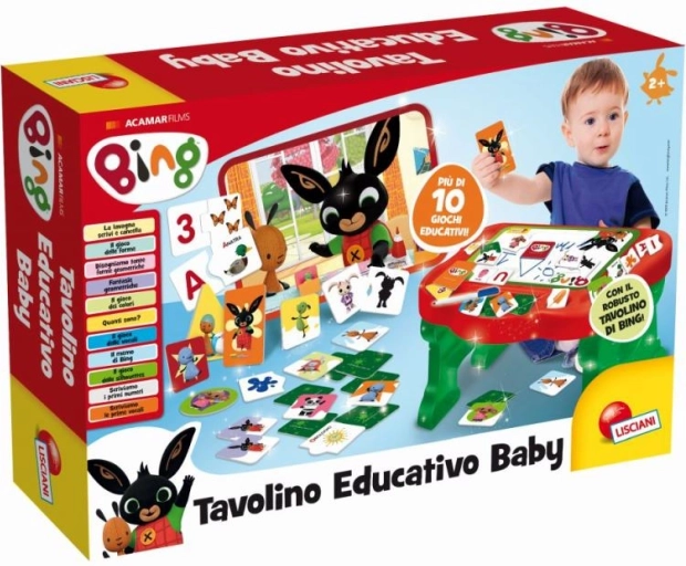 Bing table d’apprentissage pour enfants avec set de jeux