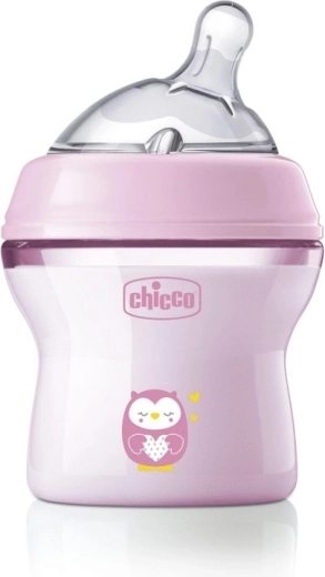 Biberon anti-coliques Chicco Natural Feeling 150 ml pour filles dès 0 m+