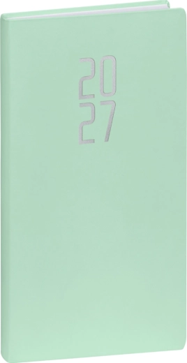 Agenda de poche Notique Ponza 2027 menthe 9 × 15,5 cm
