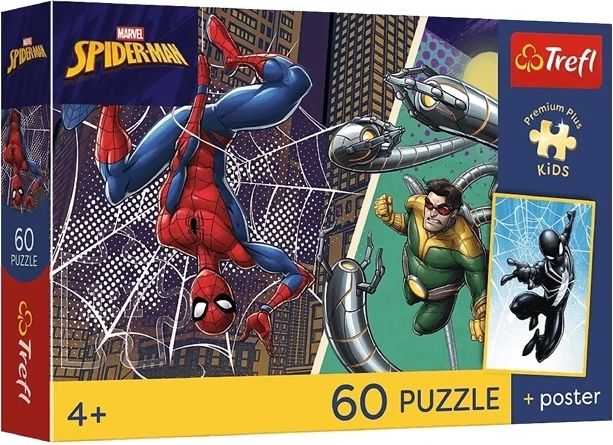 Puzzle Premium Plus pour enfants Marvel : Journée de super-héros, 60 pièces