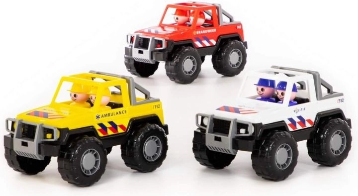 Auto Jeep Safari – voiture tout-terrain pour enfants (3 modèles)