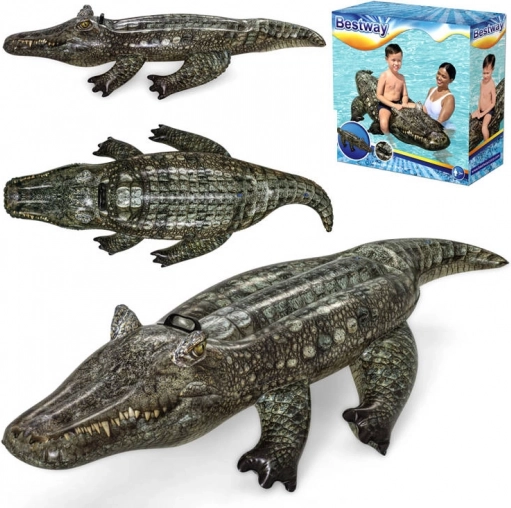 Bestway crocodile gonflable 193 × 94 cm