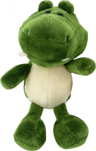 Crocodile en peluche avec ventouse vert 23 × 12 cm