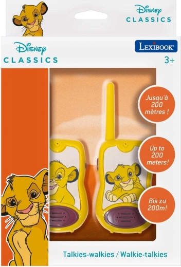 Talkies-walkies pour enfants Lexibook Disney Le Roi Lion avec une portée de 200 m