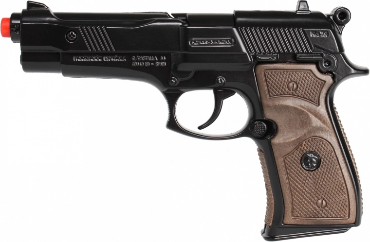 Pistolet de police en métal Gonher 8 cartouches