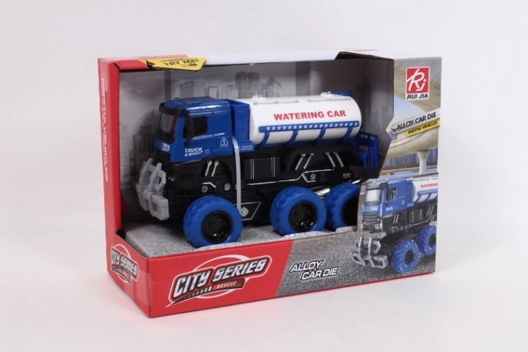 Camion-citerne à 6 roues avec lumière et son (19 cm)