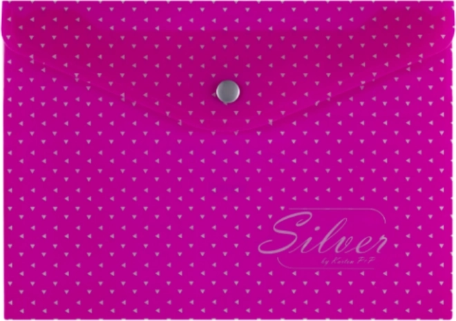 Pochette à bouton-pression A5 imprimée, motifs assortis (lot de 12)