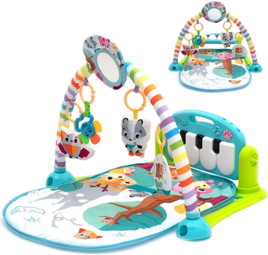 Tapis d’éveil et d’activité pour bébés avec piano et projecteur – Projecteur