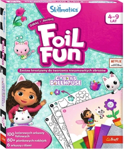 Skillmatics La maison magique de Gabby – kit créatif avec feuilles métalliques (Foil Fun)