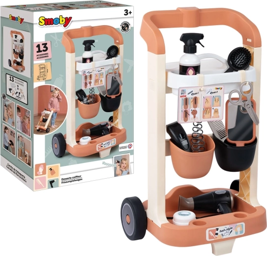 Chariot pour petite coiffeuse avec accessoires