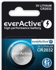 Pile bouton au lithium EverActive CR2032