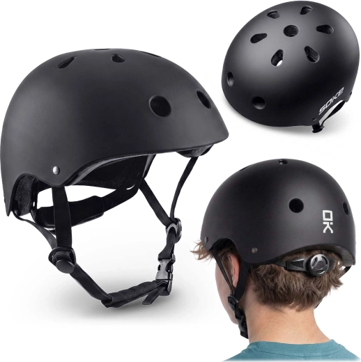 Casque de protection sportif Soke K1 noir, taille L