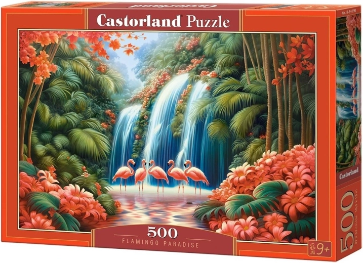 Puzzle Castorland Monde exotique des flamants roses 500 pièces