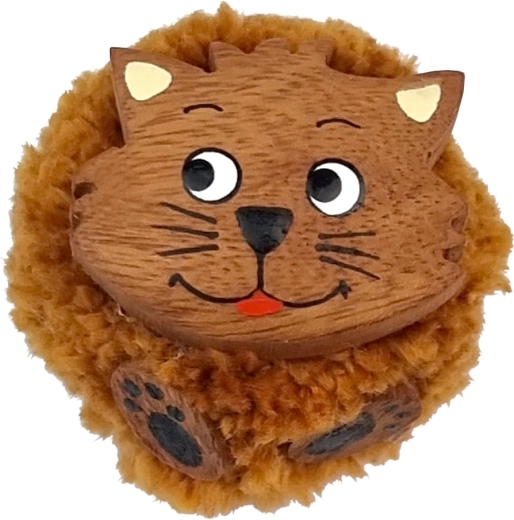 2Kids Toys magnet en bois avec pompon – chat