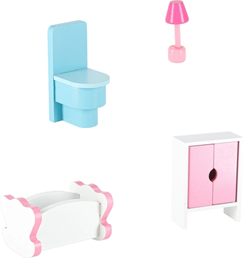 Riche ensemble de meubles en bois