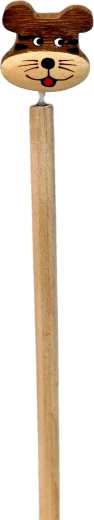 Crayon en bois avec topper tigre