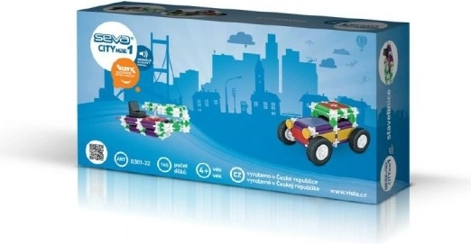 Jeu de construction en plastique SEVA City mini 1 avec modules sonores, 145 pièces