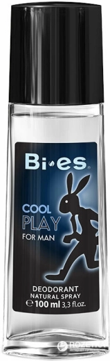 Déodorant parfumé pour homme en flacon en verre BI-ES Cool Play 100 ml