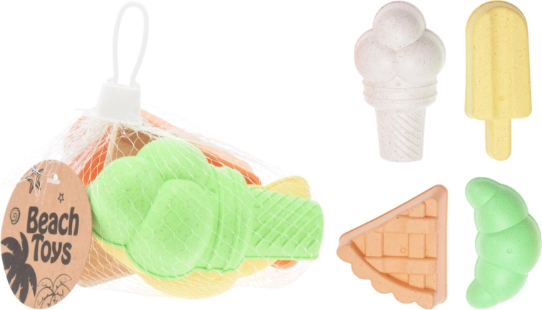 Moules à sable Nourriture – lot de 4 pièces