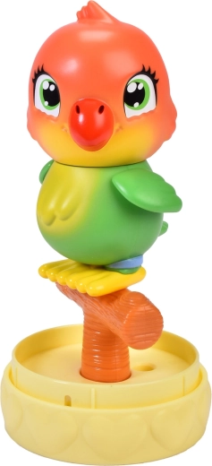 Réagit au toucher et émet des sons joyeux