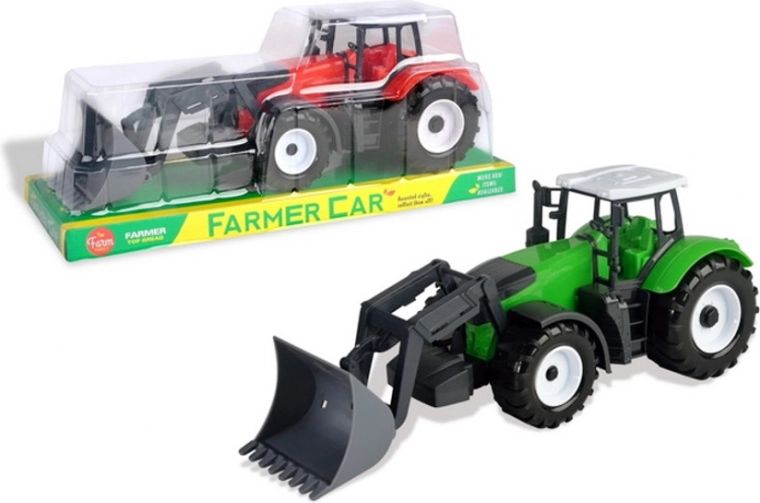 Tracteur – jouet pour enfants avec chargeur frontal mobile