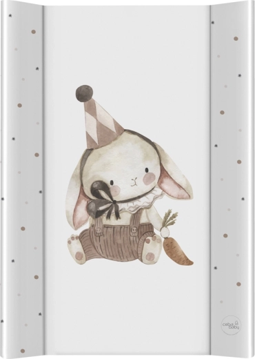 Ceba Baby matelas à langer ultra léger avec planche rigide 50 × 70 cm Clown Bunny