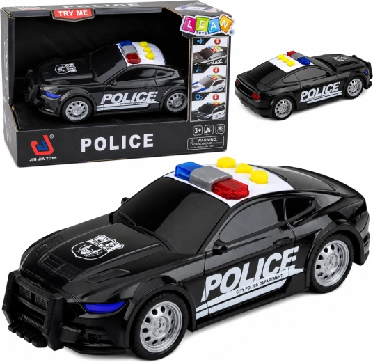 Voiture de police (véhicule radio) avec lumières et sons 1:32 - 1 pièce