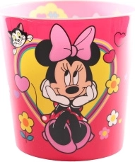 Poubelle rose Minnie Mouse pour enfants