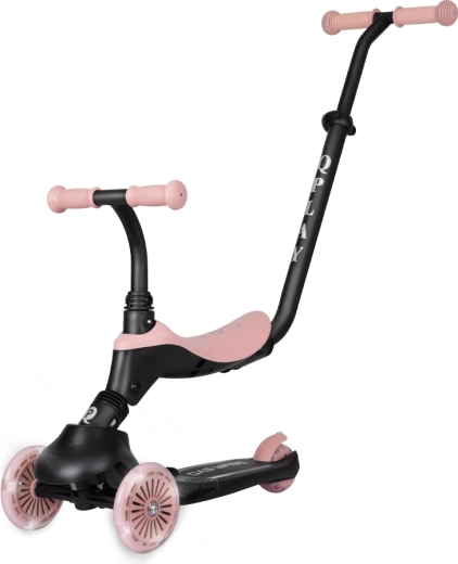 2-en-1 : siège pour les plus petits, trottinette pour les plus grands