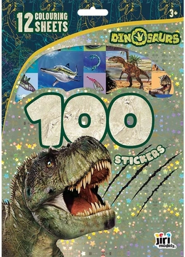 Autocollants et coloriages dinosaures – 100 pièces