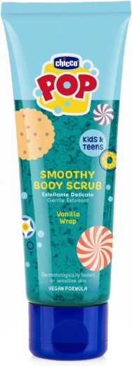 Chicco Pop gommage corporel pour enfants et adolescents vanille 150 ml