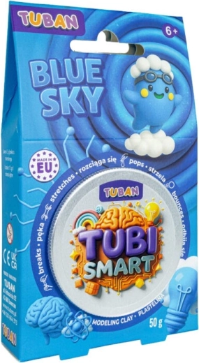 Pâte à modeler Tubi Smart bleue Blue Sky 50 g