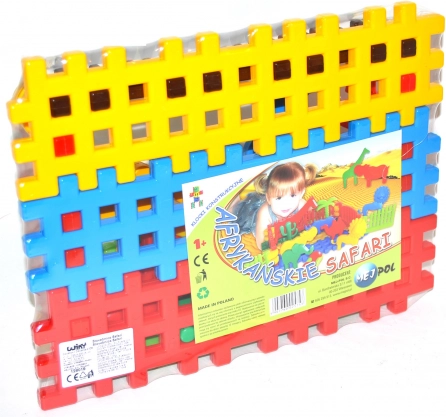 jeu de construction en plastique safari