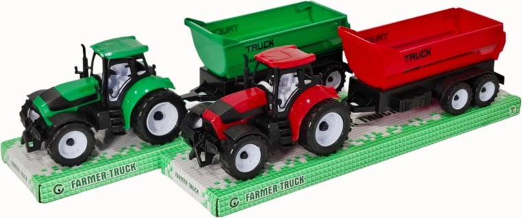 Tracteur avec remorque