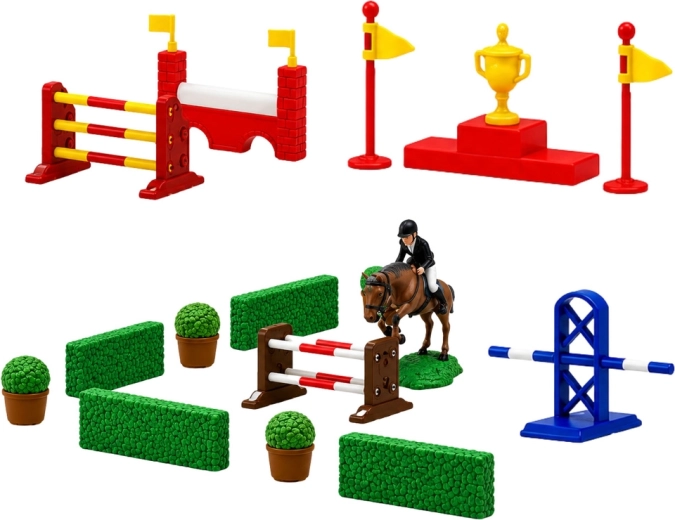 Parcours de saut d’obstacles et accessoires pour les compétitions