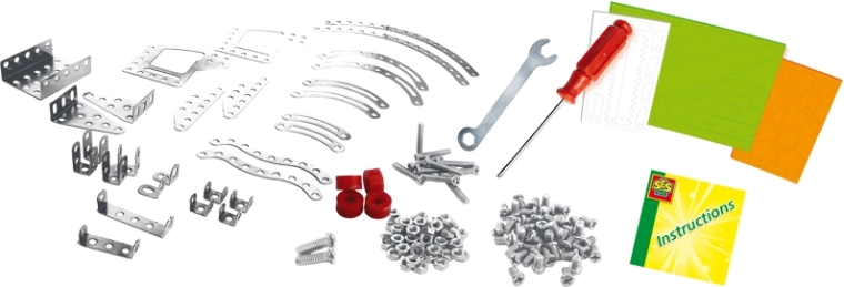 Ensemble complet de pièces, avec outils et notice
