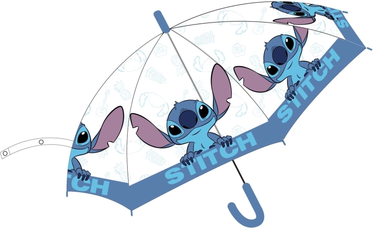 Parapluie transparent Disney Stitch - 1 pièce