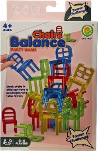 Chaises dans une boîte – jeu d’adresse - 1 pièce