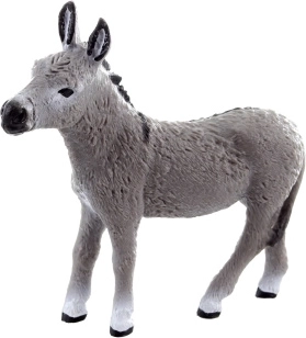 Figurine en plastique âne 9 cm