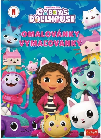 livre de coloriage Gabby's Dollhouse 20 × 27,3 cm, 24 pages