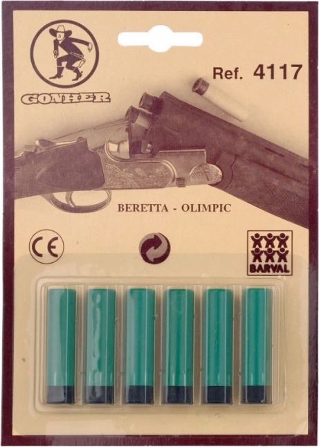 Cartouches pour fusil de chasse à double canon (6 pièces)