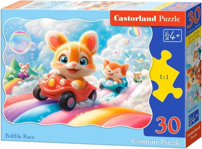 Puzzle Castorland Course de bulles 30 pièces