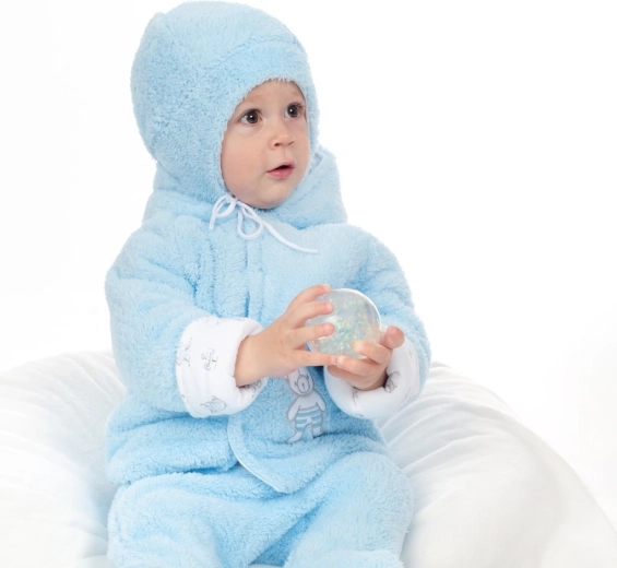 Capuche avec oreilles et gants chauds