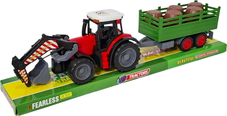 Tracteur avec remorque et chargeur frontal – ensemble agricole pour enfants