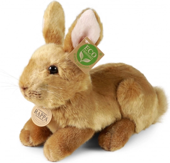 Lapin en peluche brun 23 cm écoresponsable