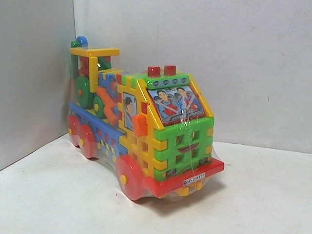 Jeu de construction camion avec excavatrice