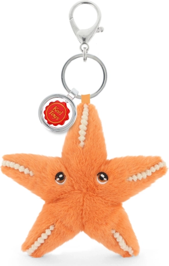 Porte-clés peluche étoile de mer 12 cm